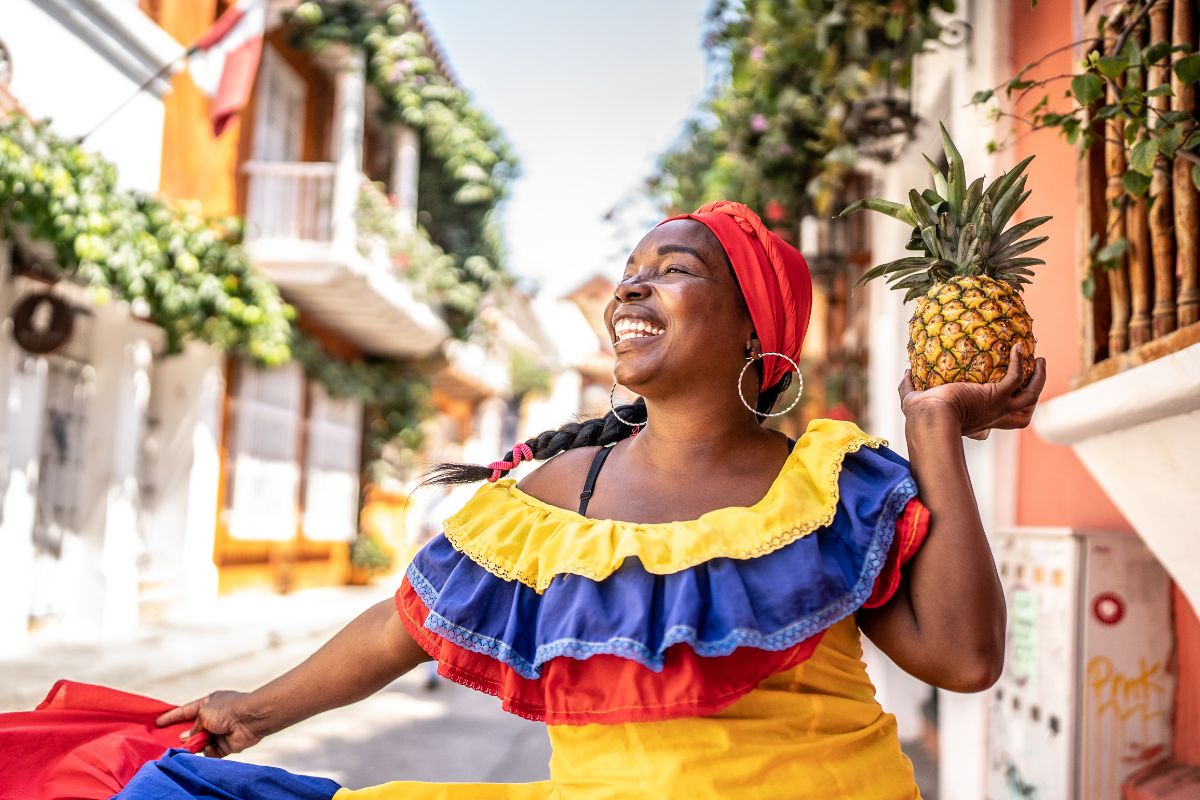 Estudiantes universitarios en inmersión de español en Cartagena de Indias, Colombia